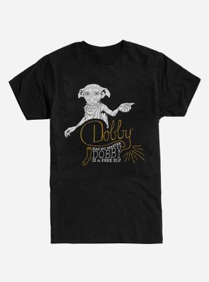 Harry Potter Dobby Is A Free Elf T-Shirt