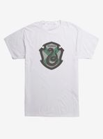 Harry Potter Slytherin Grey Shield X T-Shirt