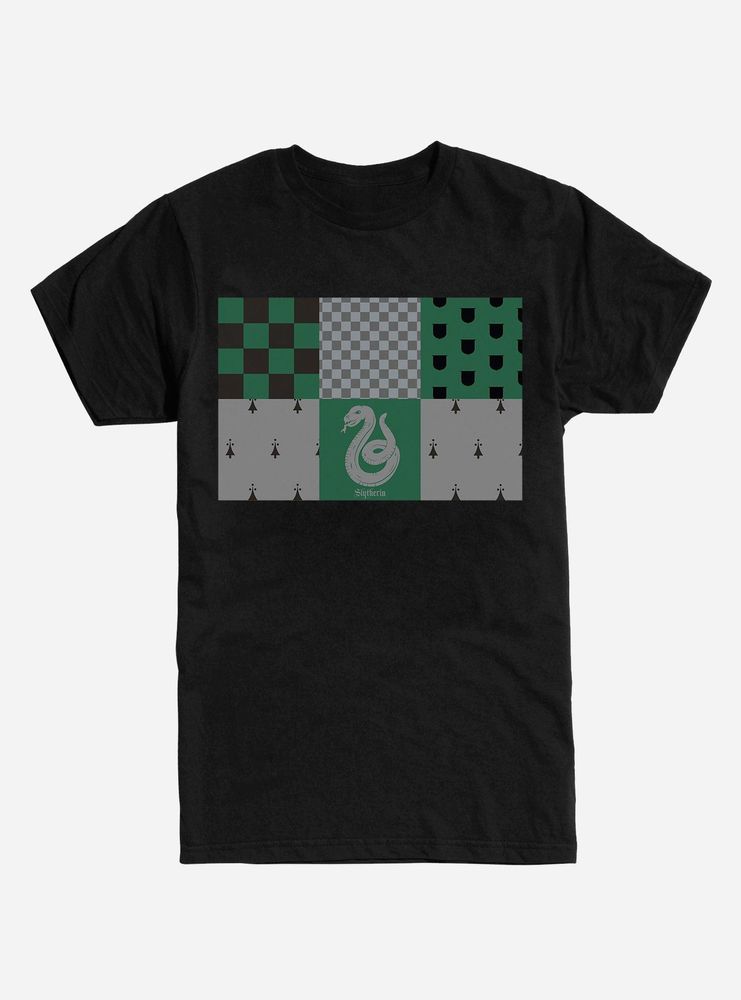 Harry Potter Slytherin Checkered T-Shirt