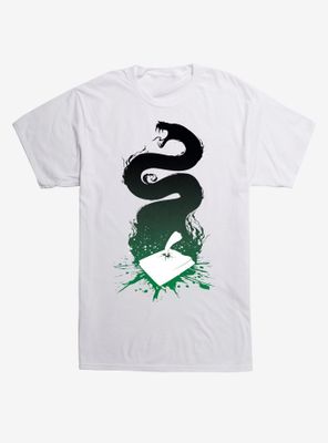 Harry Potter Slytherin Serpent Paint T-Shirt
