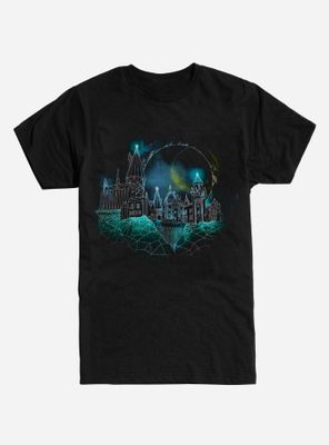 Harry Potter Hogwarts Castle Outline T-Shirt