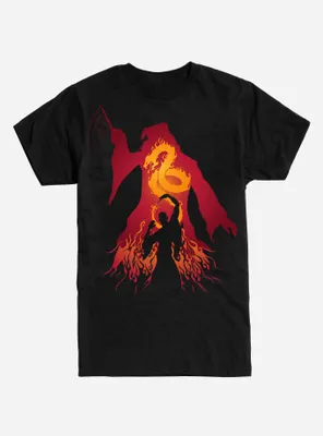 Harry Potter Slytherin Flame Serpent T-Shirt