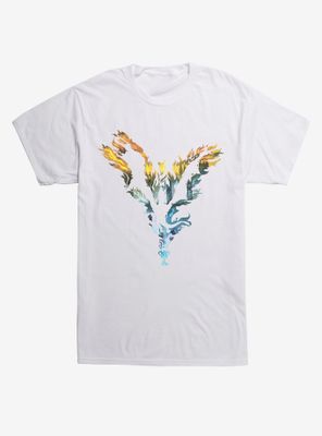 Harry Potter Phoenix Outline T-Shirt