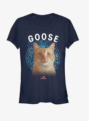 Marvel Captain Goose Cat Girls T-Shirt