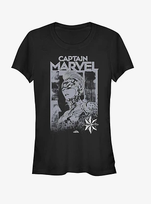 Marvel Captain Stamp Girls T-Shirt