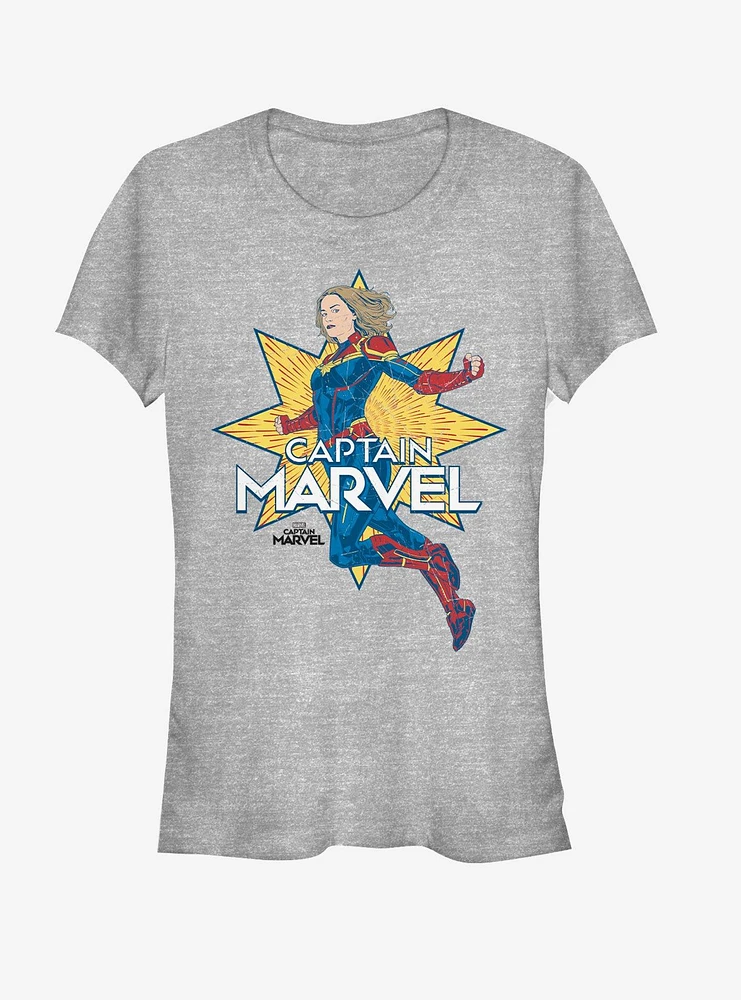 Marvel Captain Star Girls T-Shirt