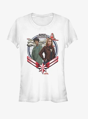 Marvel Captain Two Gunners Girls T-Shirt