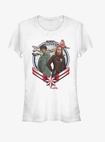 Marvel Captain Two Gunners Girls T-Shirt