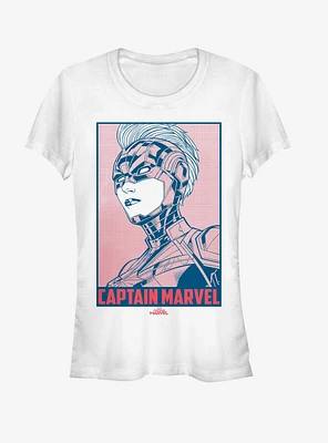 Marvel Captain Comic Gaze Girls T-Shirt