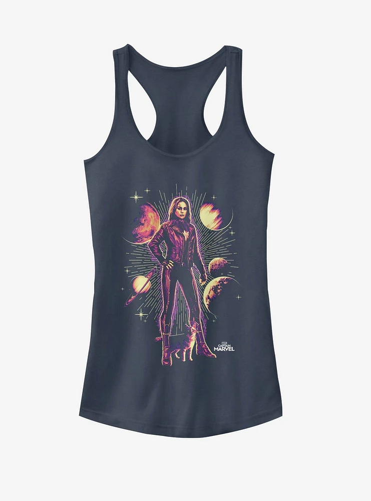 Marvel Captain Cat Planet Girls Tank