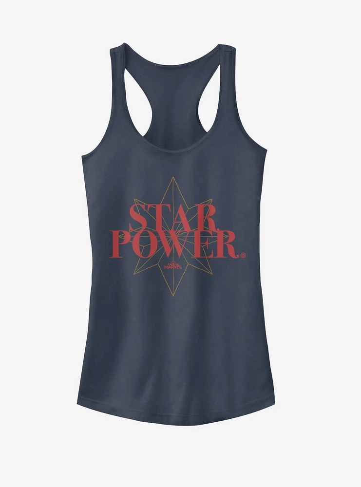 Marvel Captain Star Power Girls Tank