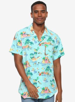 Pokemon Island Life Woven Button-Up - BoxLunch Exclusive