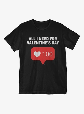 All I Need For Valentine's Day T-Shirt
