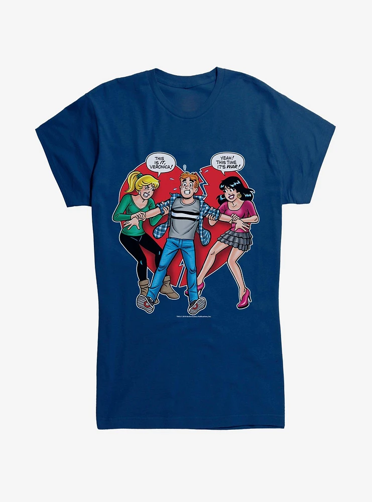 Archie Comics Love Triangle Girls T-Shirt