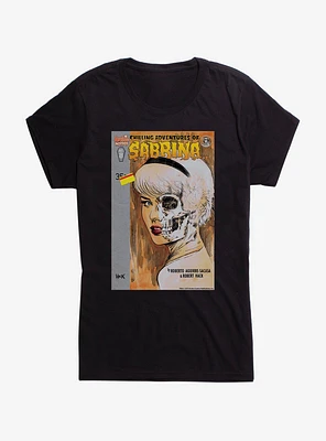 Chilling Adventures of Sabrina Half Skull Face Girls T-Shirt