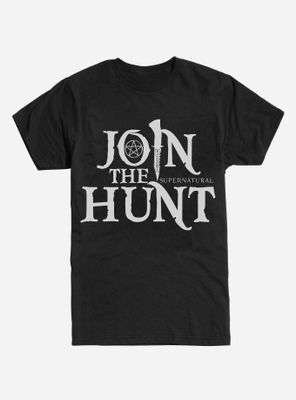 Supernatural Join The Hunt Logo T-Shirt