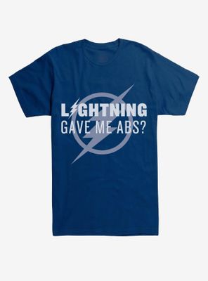 DC Comics The Flash Lightning Gave Me Abs T-Shirt