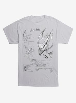 Fantastic Beasts Thunderbird Sketches T-Shirt