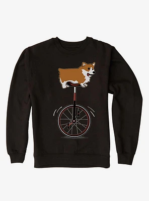 Unicycle Corgi Sweatshirt