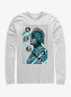 Marvel Captain Kree Long-Sleeve T-Shirt