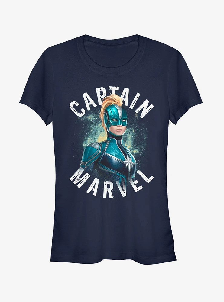 Marvel Captain Blue Girls T-Shirt