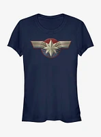 Marvel Captain Costume LOGO Girls T-Shirt