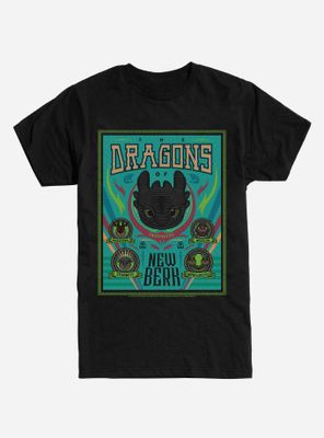 How To Train Your Dragon The Dragons Of New Berk T-Shirt
