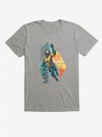 DC Comics Aquaman and Logo T-Shirt