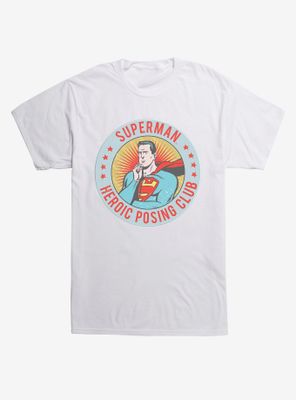 DC Comics Superman Heroic Posing Club T-Shirt