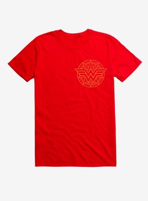 DC Comics Wonderwoman Logo Star T-Shirt