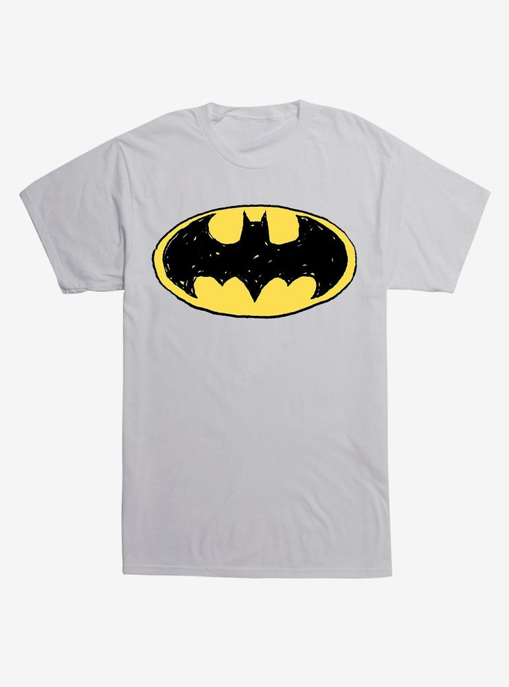 DC Comics Batman-Classic Logo T-Shirt Size L Black 