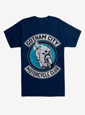 DC Comics Batman Nightwing Motorcycle Club Black T-Shirt