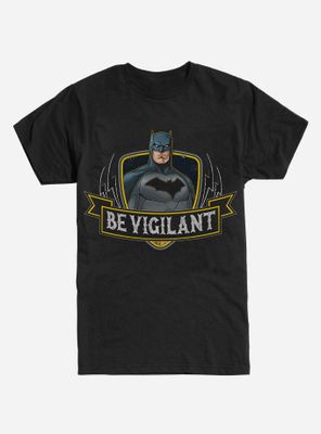 DC Comics Batman Be Vigilant Forest Green T-Shirt