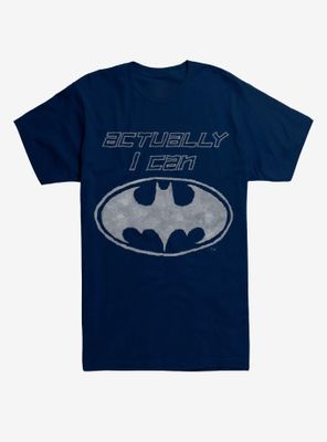 DC Comics Batgirl  Actually I Can T-Shirt