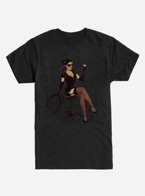 DC Comics Catwoman and Cat T-Shirt