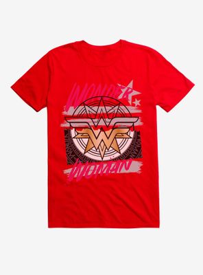 DC Comics Wonderwoman Gold Logo T-Shirt