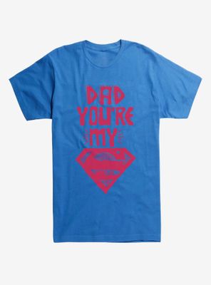 DC Comics Superman Dad Is My Hero T-Shirt