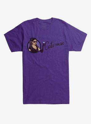 DC Comics Bombshells Catwoman Script T-Shirt