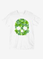 St. Patrick's Day Clover Skull T-Shirt