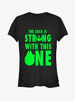 Lucasfilm Star Wars Luck is Strong Girls T-Shirt