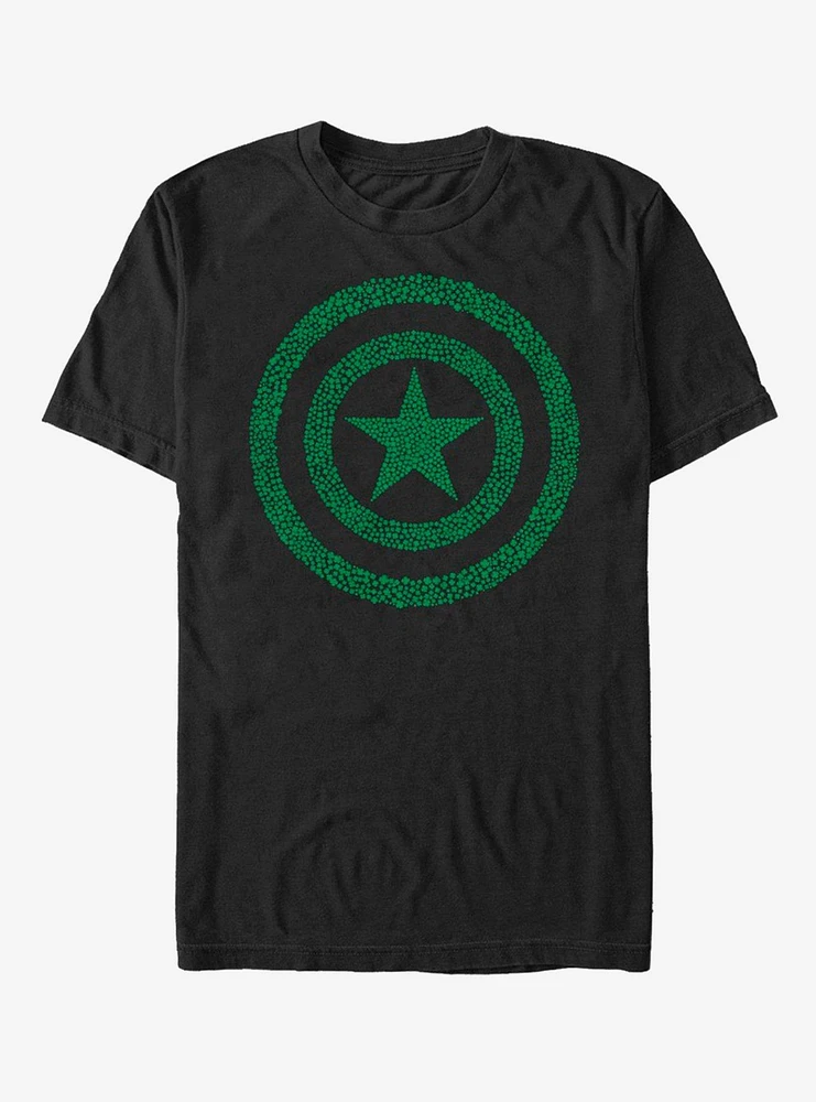 Marvel Captain America Clover  Shield T-Shirt