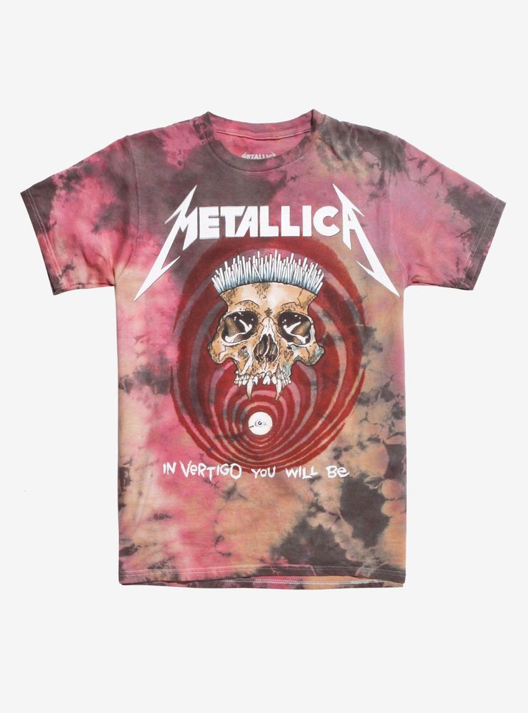 Metallica The Shortest Straw Tie-Dye T-Shirt