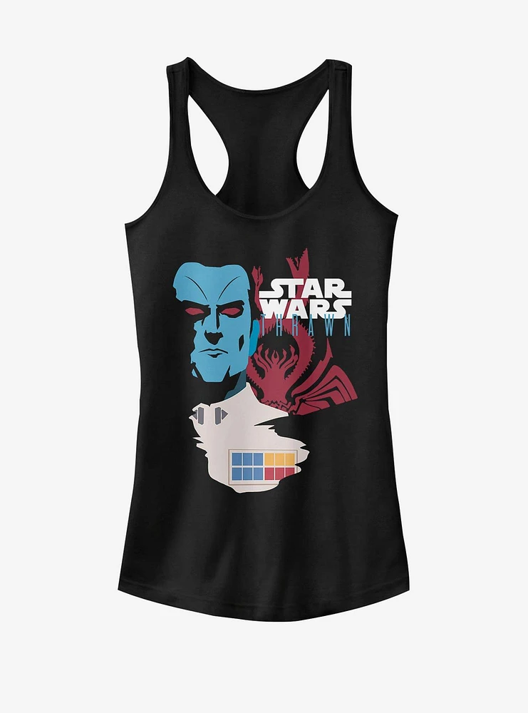 Star Wars Grand Admiral Thrawn Girls Tank Top