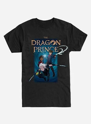 The Dragon Prince Our Heroes Poster Black T-Shirt