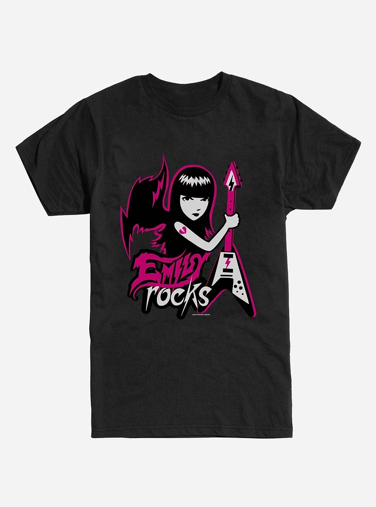 Emily The Strange Rocks Black T-Shirt