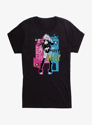 DC Comics Harley Quinn Rebel Heart Girls T-Shirt