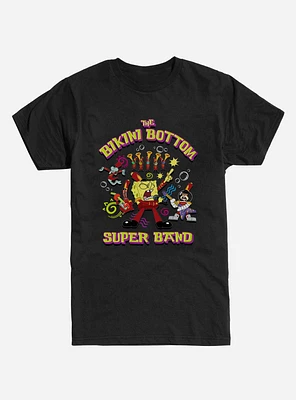 Spongebob Squarepants The Bikini Bottom Super Band T-Shirt