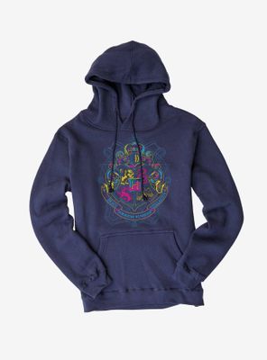 Harry Potter Bright Hogwarts Logo Hoodie