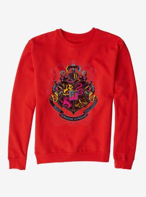 Harry Potter Bright Hogwarts Logo Sweatshirt