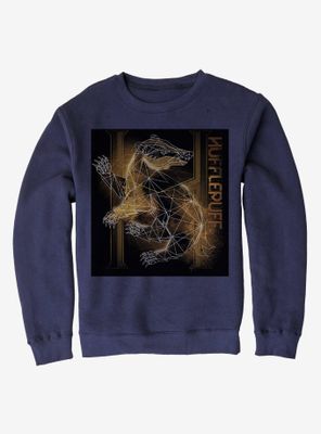 Harry Potter Hufflepuff Logo Outline Sweatshirt